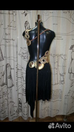 Платье латина Ю2, молодежь