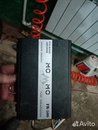 Сабвуфер kicker и моноблок момо