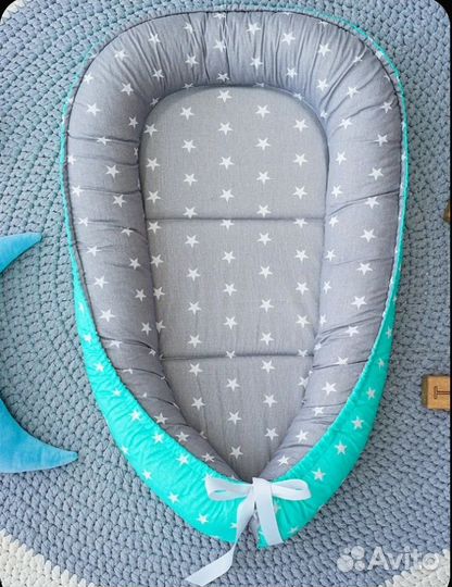 Бортики в кроватку + матрас-кокон