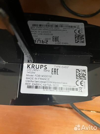 Кофемашина krups