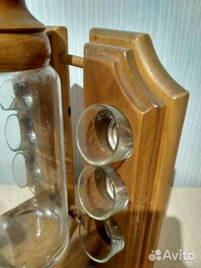 Бутыль с краном, 6 рюмок