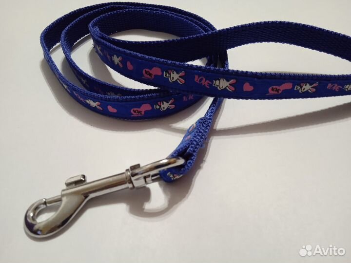 Поводок для собак маленьких 112 (+18) см новый