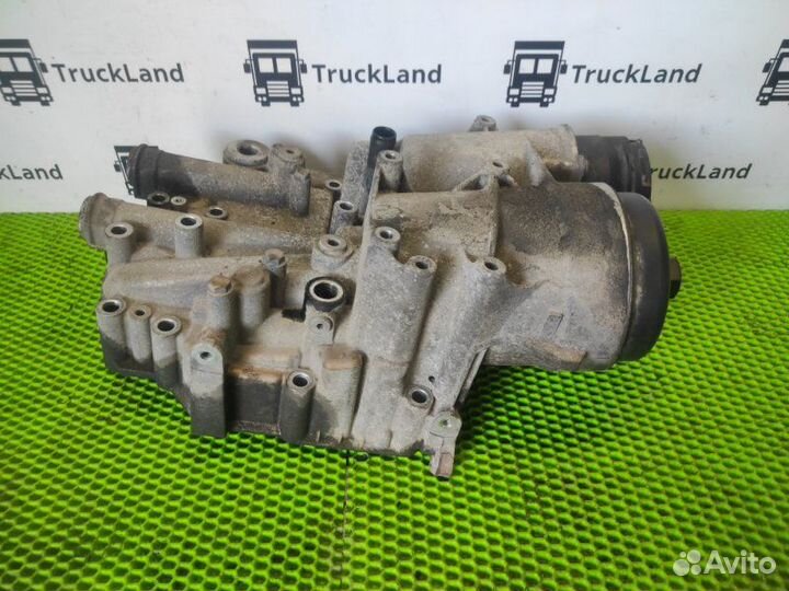 Корпус масляного фильтра в сборе с теплообменником