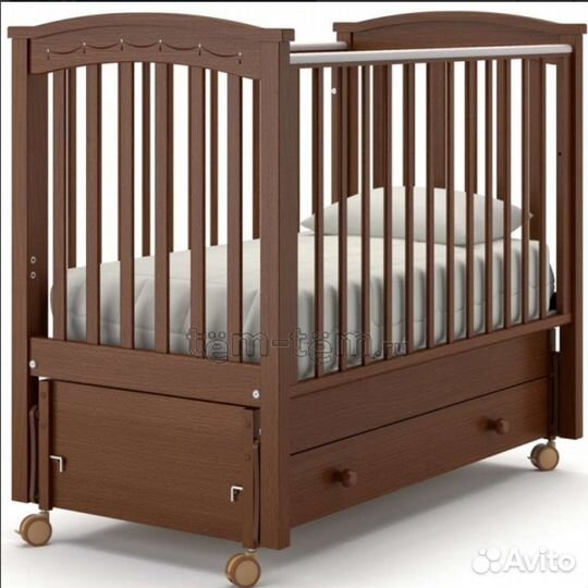 Детская кроватка Nuovita с ортопедическим матрасом