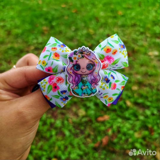 Бантики для волос ручной работы