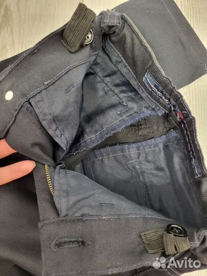 Брюки синие, 122 размер