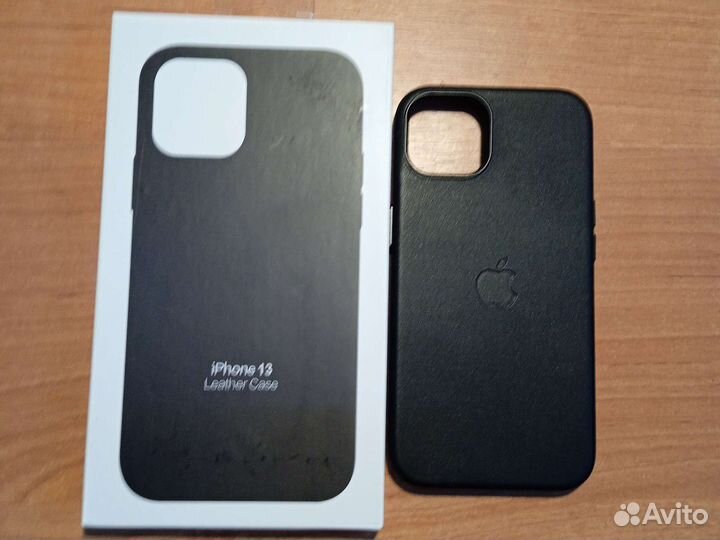 Кожаный чехол iPhone 13