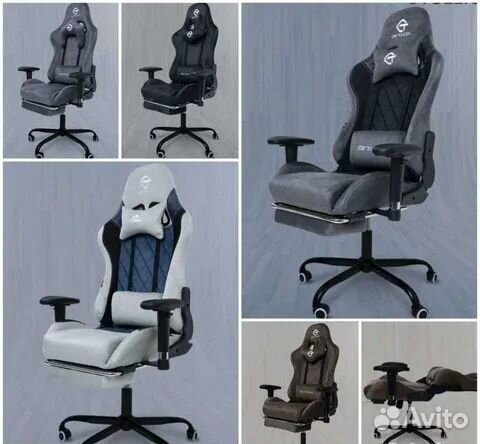 Компьютерное кресло с массажем спины