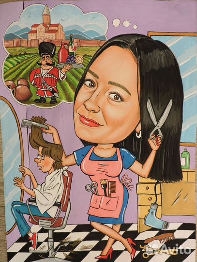 Шаржи по фото на заказ (Самара)