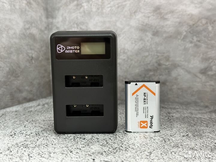 Аккумулятор + зарядка для Sony X3000 Probty (2шт)