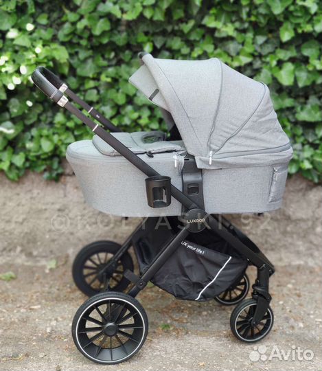 Коляска Luxmom 760 3в1 (Grey)