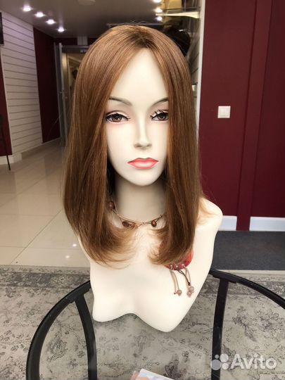 Парик на шёлке из натуральных волос