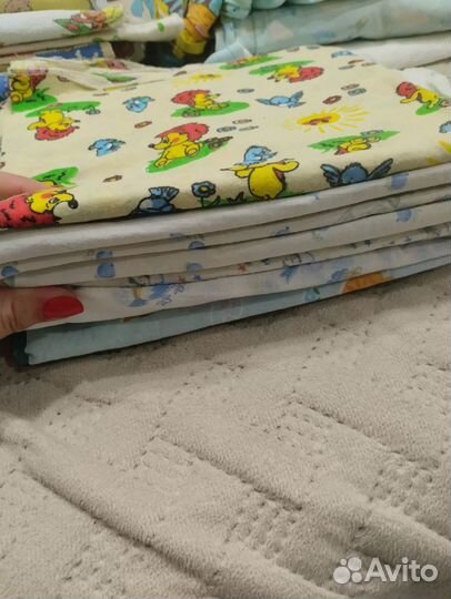 Пеленки детские пакетом бу бесплатно