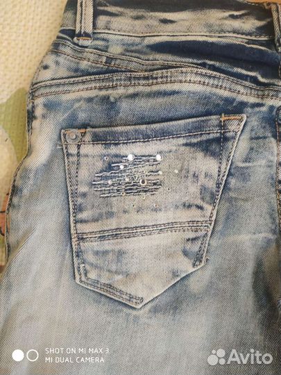 Джинсы для девочки со стразами vingino 10 лет/140