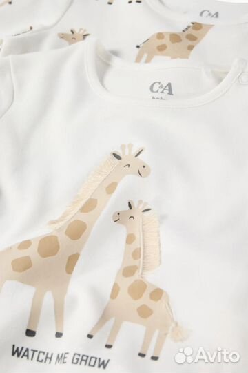 Новый комплект пижам для мальчика C&A 80