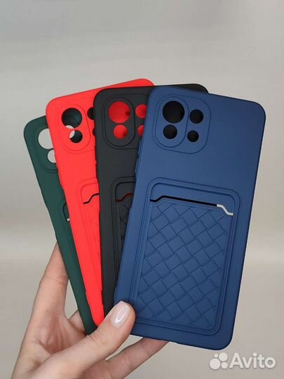 Чехол с карманом Mi 11 lite