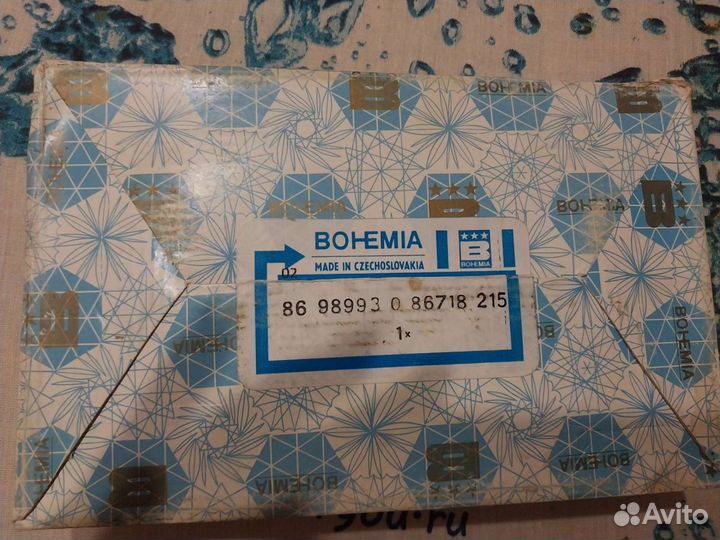 Хрустальная менажница богема, б/у