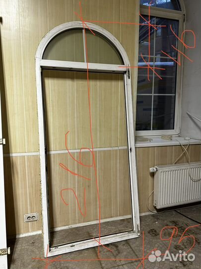 Окно пластиковое б/у