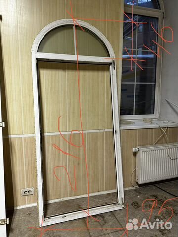 Окно пластиковое б/у