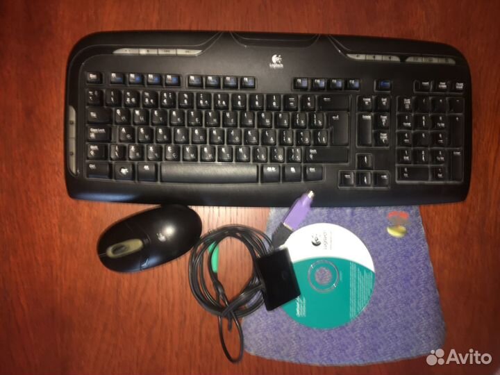 Клавиатура и мышь logitech беспроводная