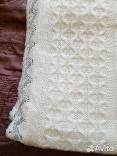 Конверт на выписку вязаный весна-осень