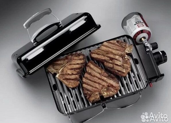 Гриль газовый Weber Go-Anywhere, черный