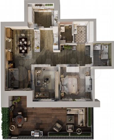 2-к. квартира, 145,6 м², 1/20 эт.