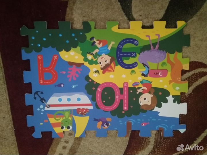 Мягкий коврик пазл
