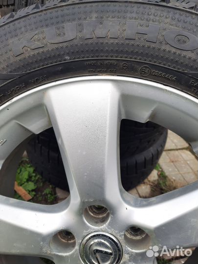 Литые диски r 18 Lexus с зимней резиной комплект