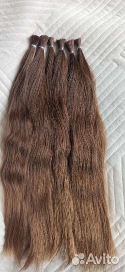 Волосы натуральные срез