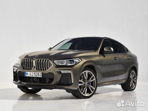 Коврик 3D в багажник BMW X6 2019-2023, экокожа