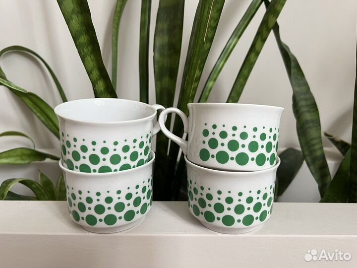 Бокалы СССР 4 штуки дулево