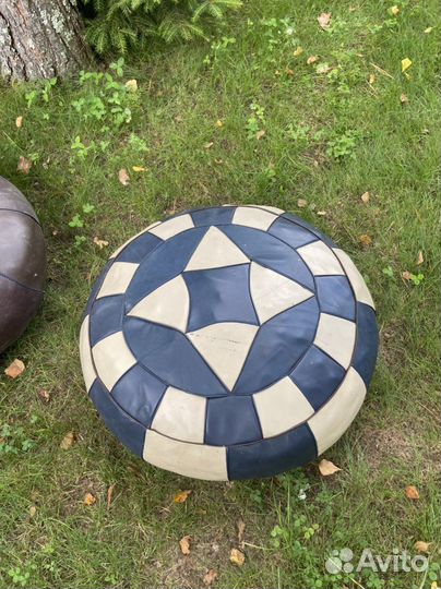 Подушки кожанные