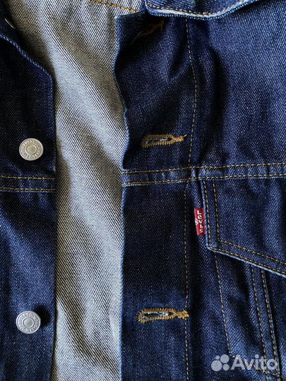 Джинсовая куртка Levis размер L оригинал