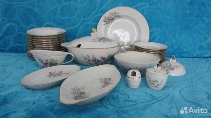 Набор столовой посуды фарфор