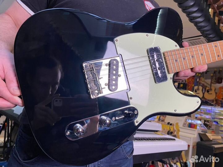 Sqoe SD130 BK электрогитара форма Telecaster