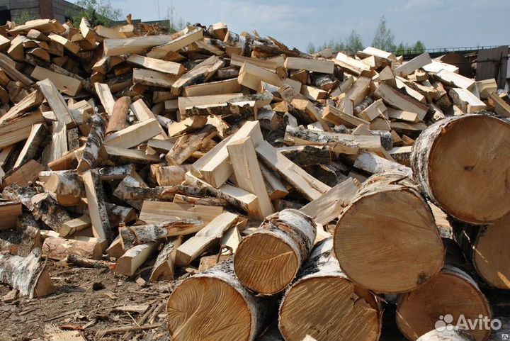Дрова березовые колотые