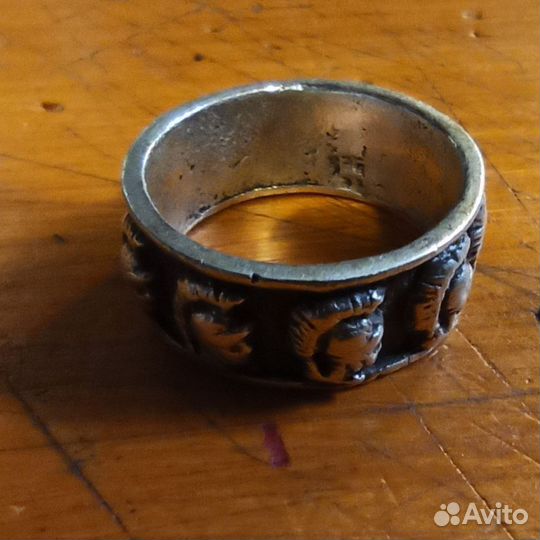 Винтажное серебряное кольцо 17 размер