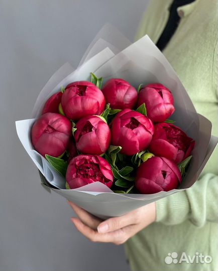 Пионы букет