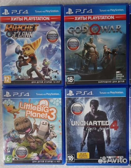 Игры для приставок ps4
