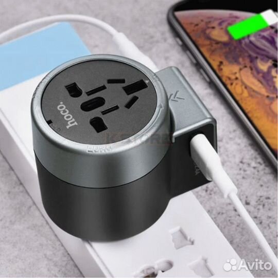Сетевое зарядное устройство hoco AC4 dual port