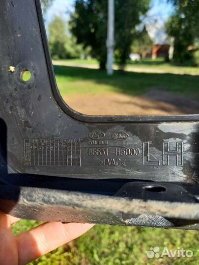 Брызговики hyundai solaris 2