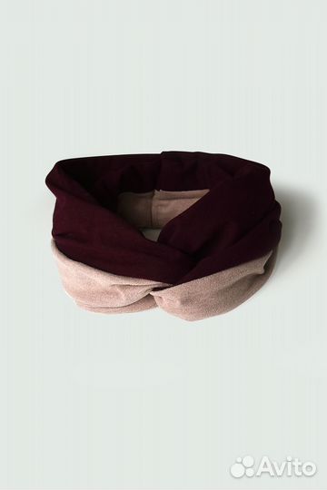 Повязка на голову двухсторонняя утеплённая