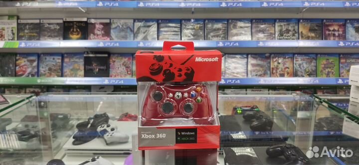Геймпад Xbox 360 Red - игровой магазин на Гагарина