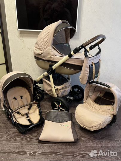 Коляска 3в1 Verdi Pepe Eco (Польша)