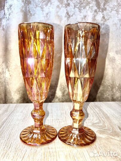 Цветные бокалы