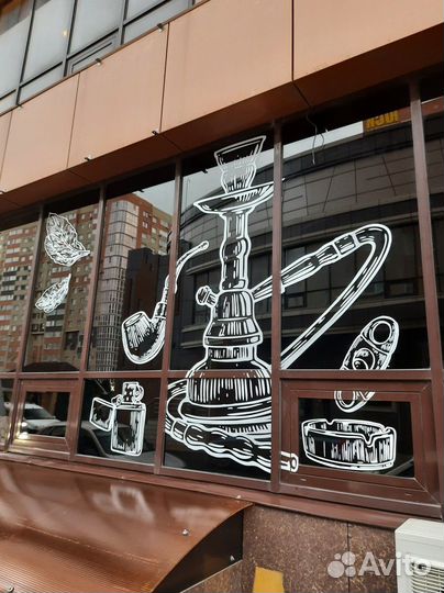 Интерьерная печать + Плоттерная резка