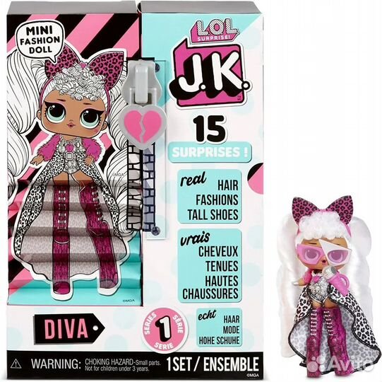 Кукла LOL JK Diva Mini Fashion Doll