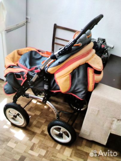 Прогулочная коляска зимняя бу