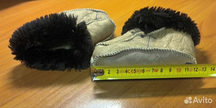 Чуни детские (Угги) б/у, нат.мех